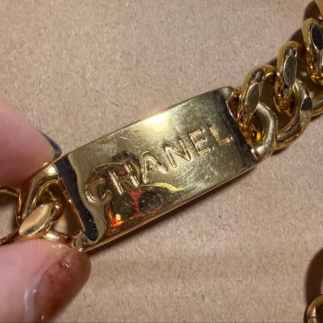 【期間限定価格】CHANEL ヴィンテージ チェーンベルト メダリオン ゴールド