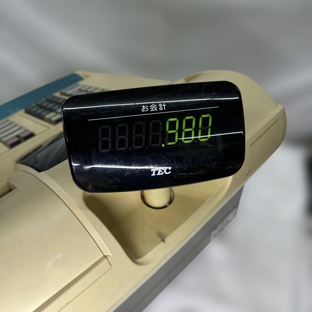 テック 電子レジスター MA-600 説明書付き レジスター TEC ジャンク品