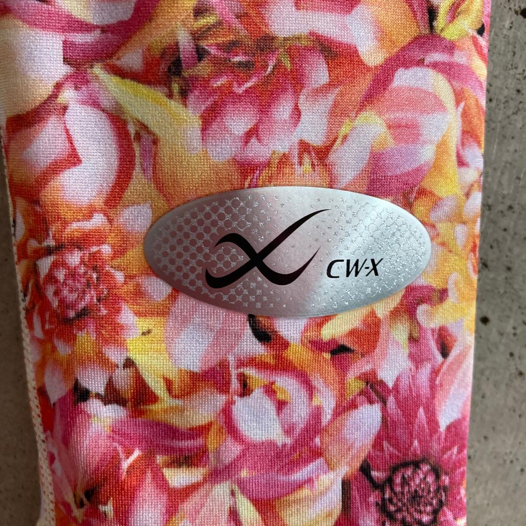 ★CW-X CWX★シーダブリューエックス スパッツ ピンク フラワー 花 ヨガ