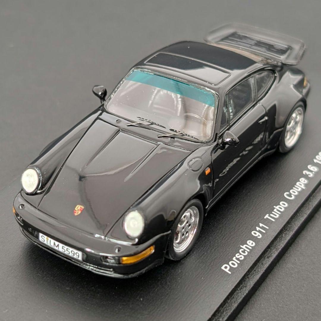 スパーク 1/43 ポルシェ 911 ターボ クーペ 3.6 1993 ブラック