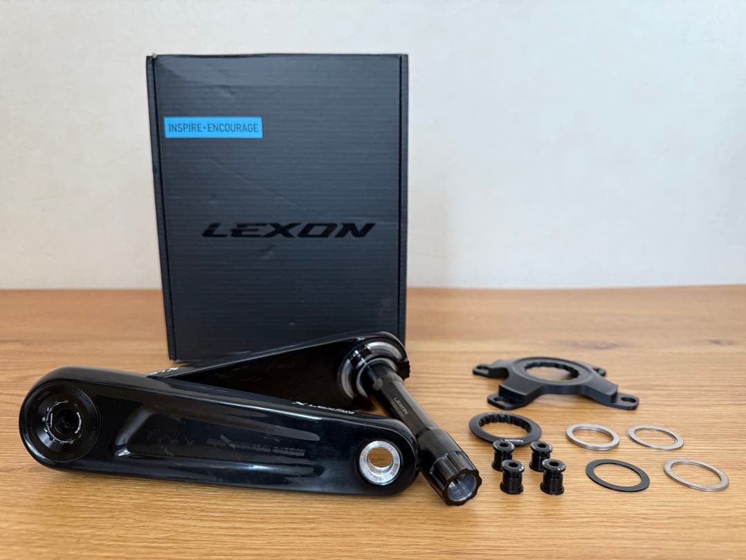 送料込み LEXON カーボンクランク 167.5mm 24mmチタン
