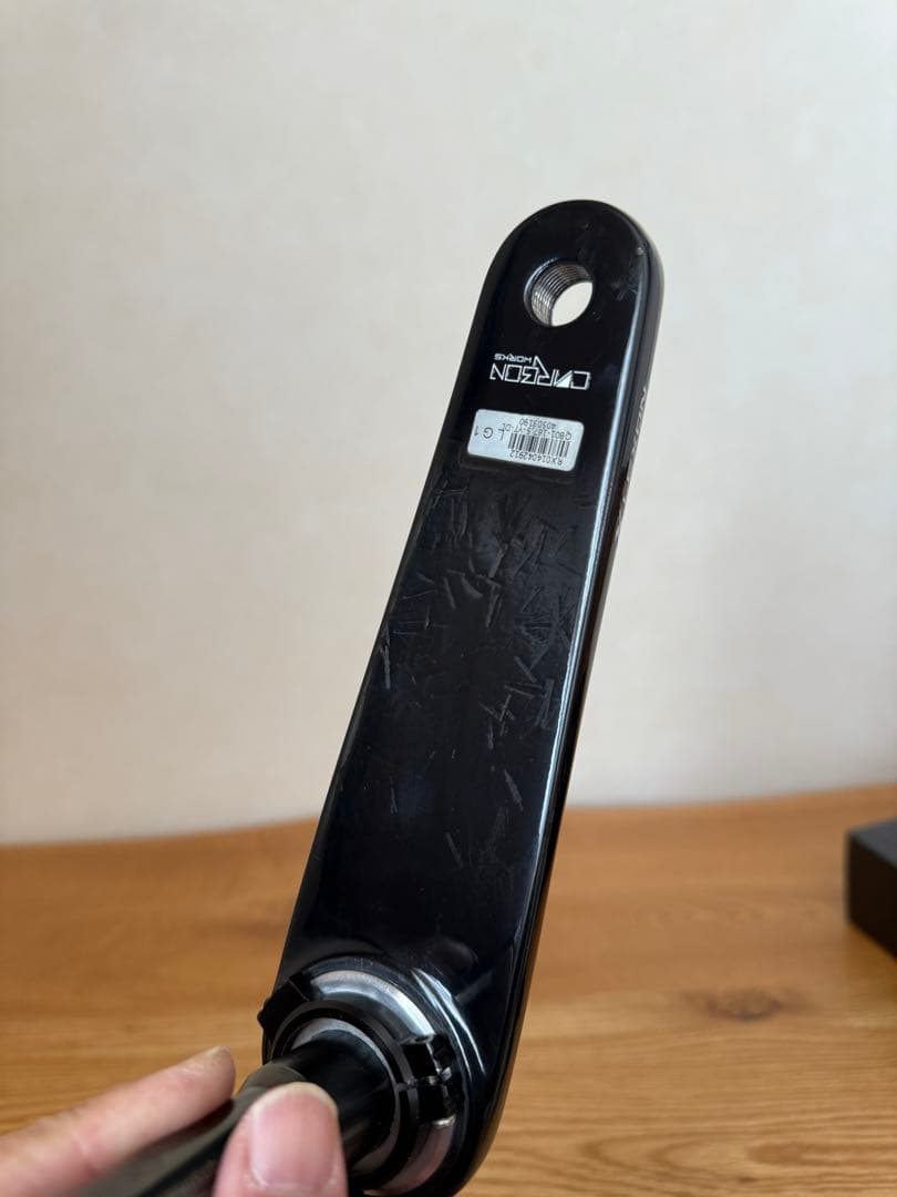 送料込み LEXON カーボンクランク 167.5mm 24mmチタン