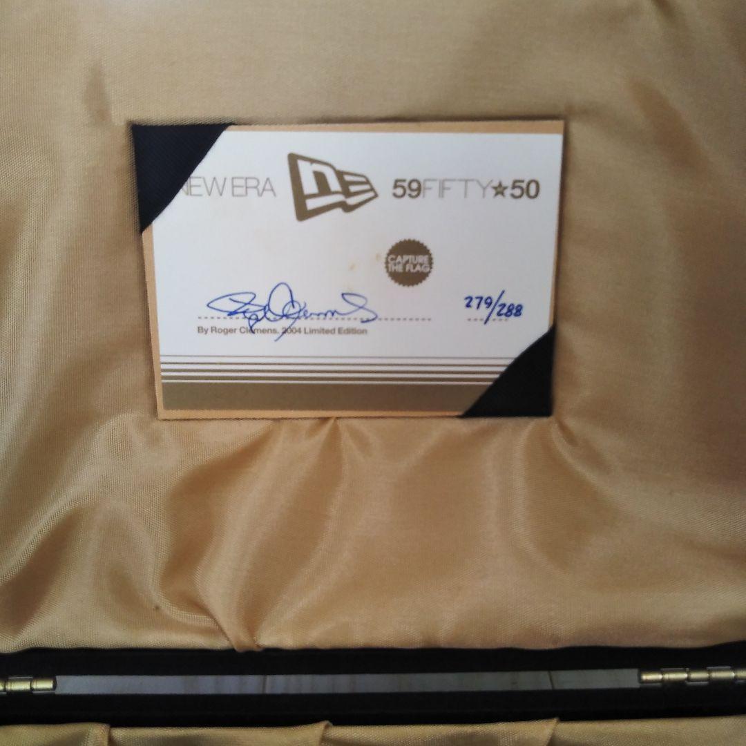 セール【激レア】NEW ERA限定 ROGER CLEMENS 直筆サインCAP