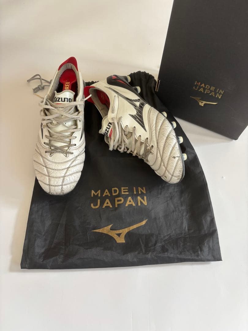MIZUNO MORELIA ネオ4 袋/箱/シューズキーパー/手入れセット付き