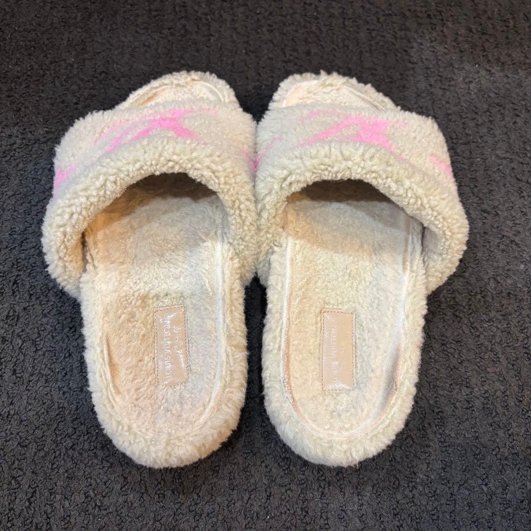 LOUIS VUITTON ルイヴィトン モノグラム フラット ミュール サンダ