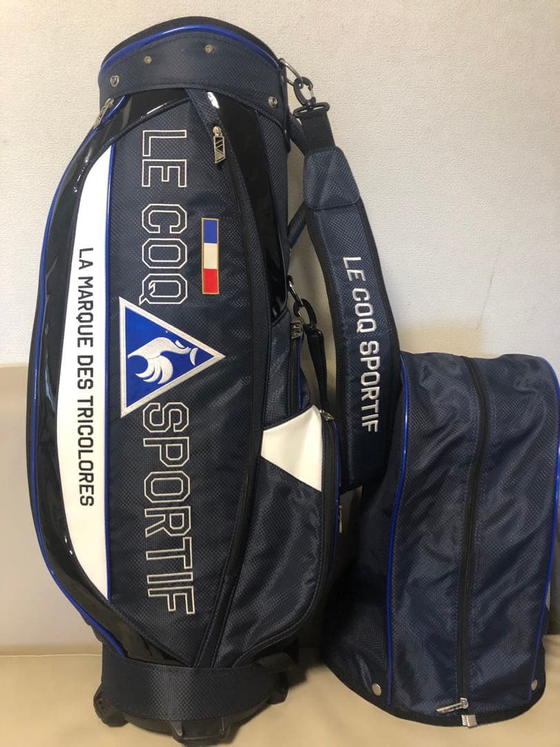 【送料込み】美品　ルコックスポルティフ　軽量キャディバッグ　ゴルフバッグ