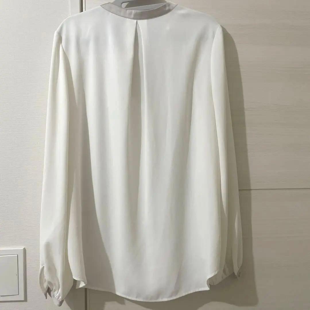 ユナイテッドアローズ　バイカラーパイピングブラウス