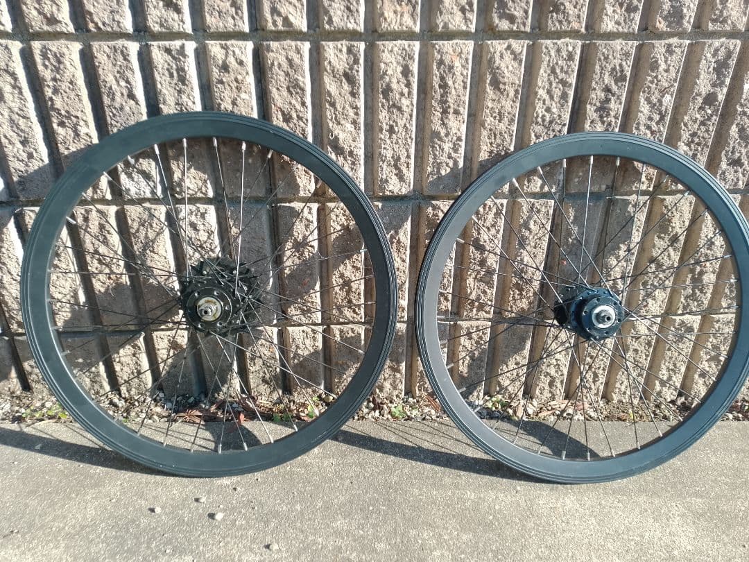 20インチ　451ホイール　前後セット　ディスクブレーキ