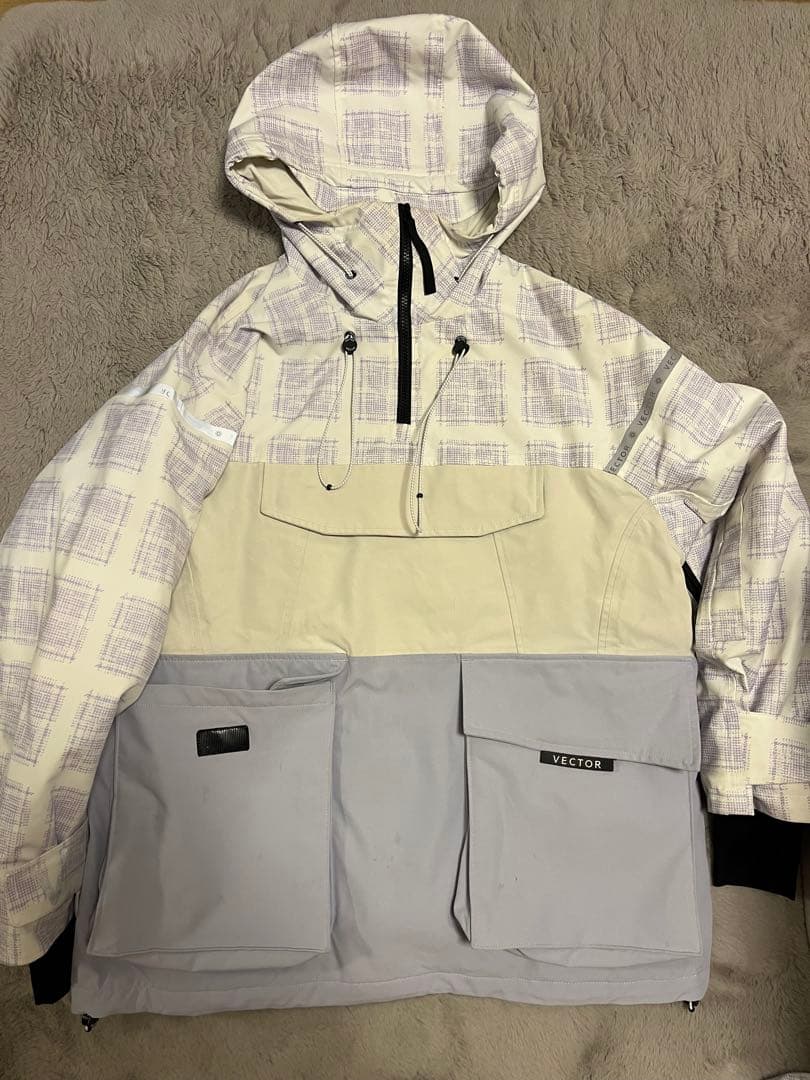 VECTOR スノーボードウェア 女性用 ホワイト/ラベンダー