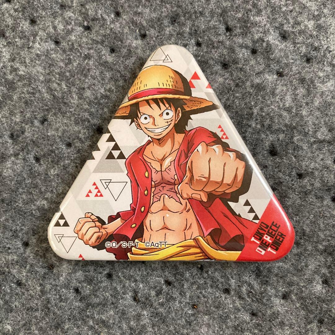 トンガリ缶バッジ　ルフィ