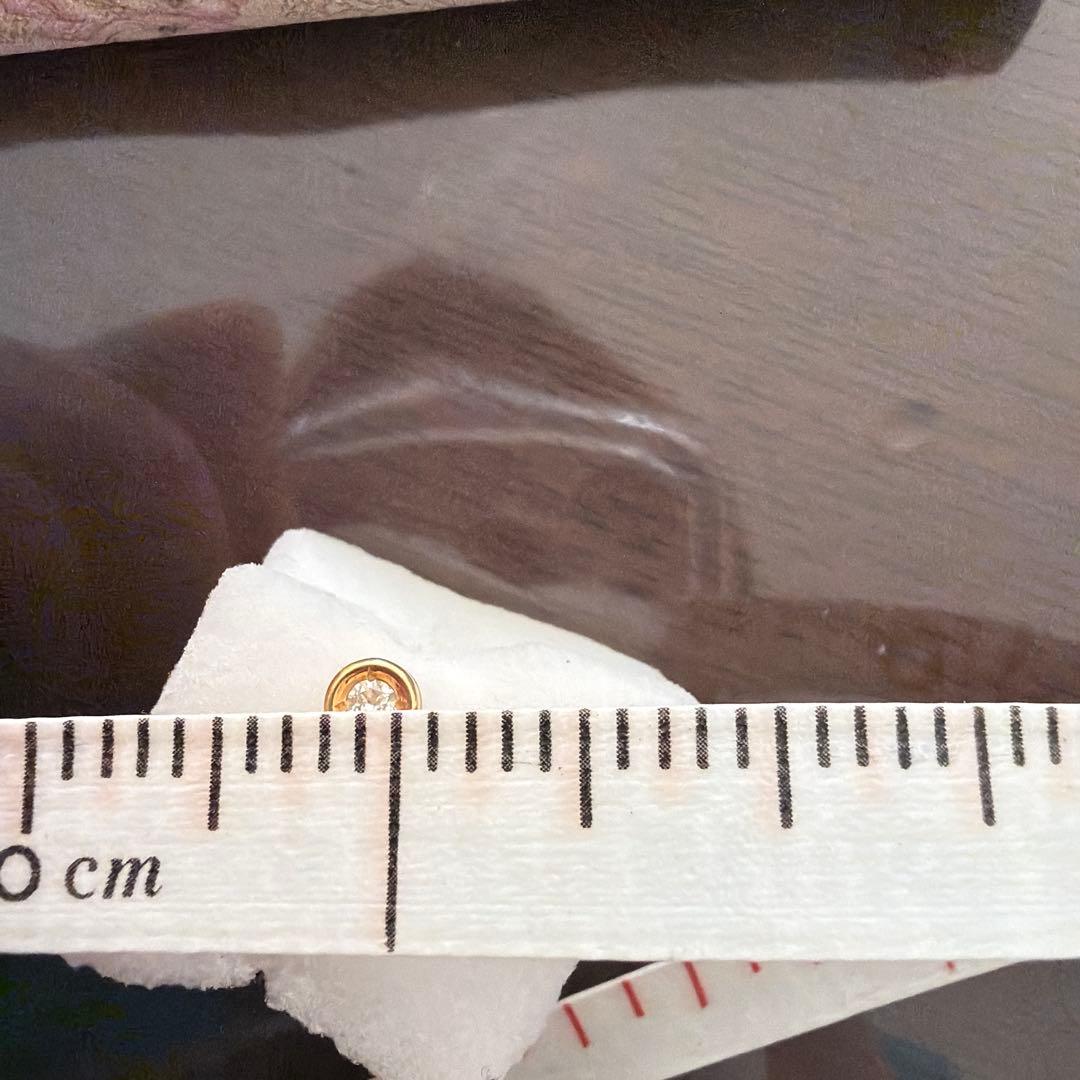 ダイヤ　ダイヤモンドピアス　片耳　tsutsumi ツツミ