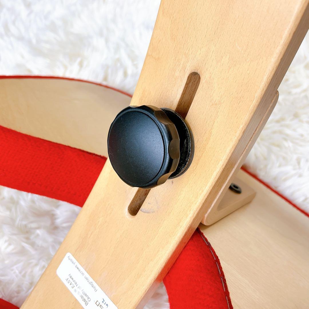 【美品】Ryboリボ社 姿勢矯正バランスチェア バランスイージー　赤