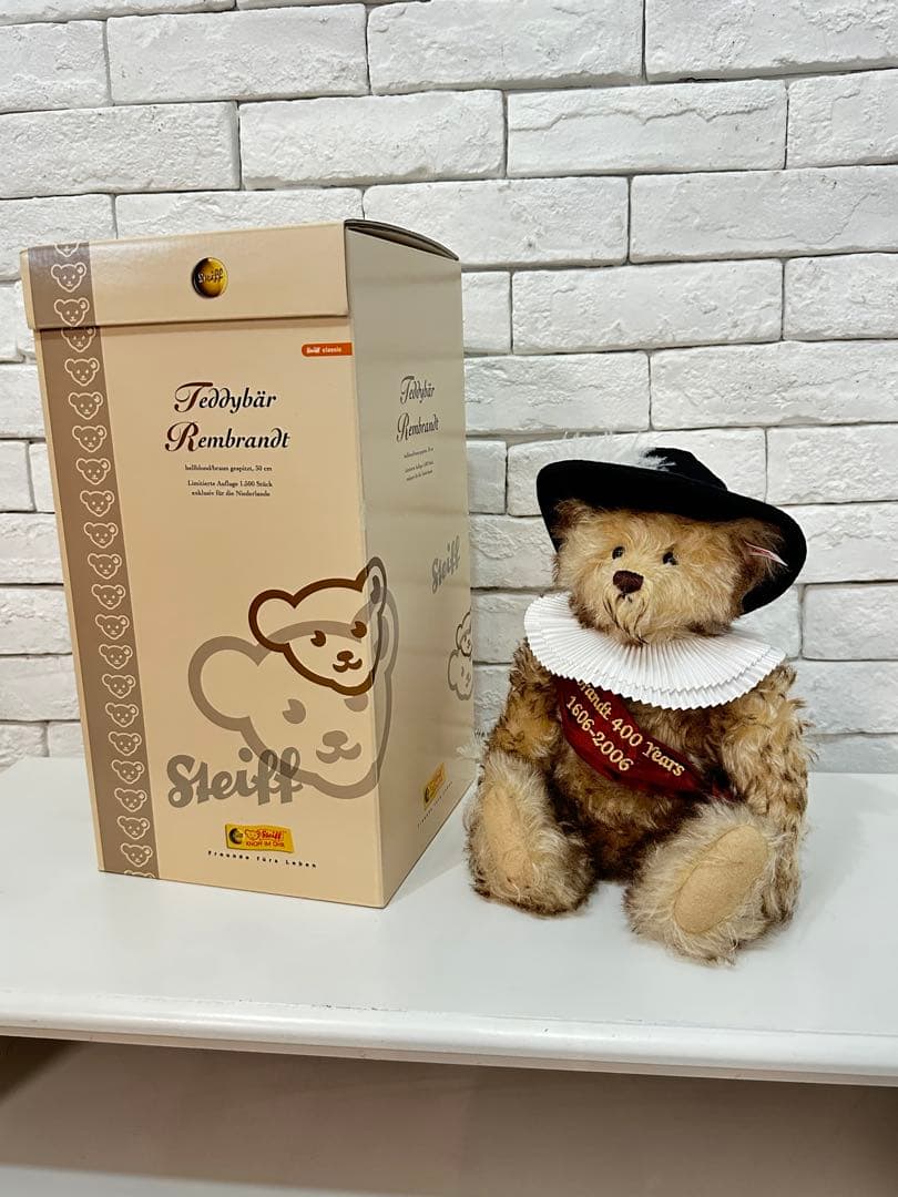 ⭐️【全国送料無料】ドイツ　ぬいぐるみ　シュタイフ社製　レンブラント　テディベア
