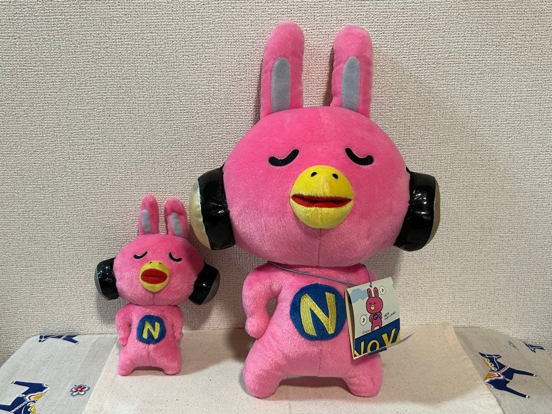 【非売品】NOVAうさぎ ぬいぐるみBIG（DJ）大・小セット