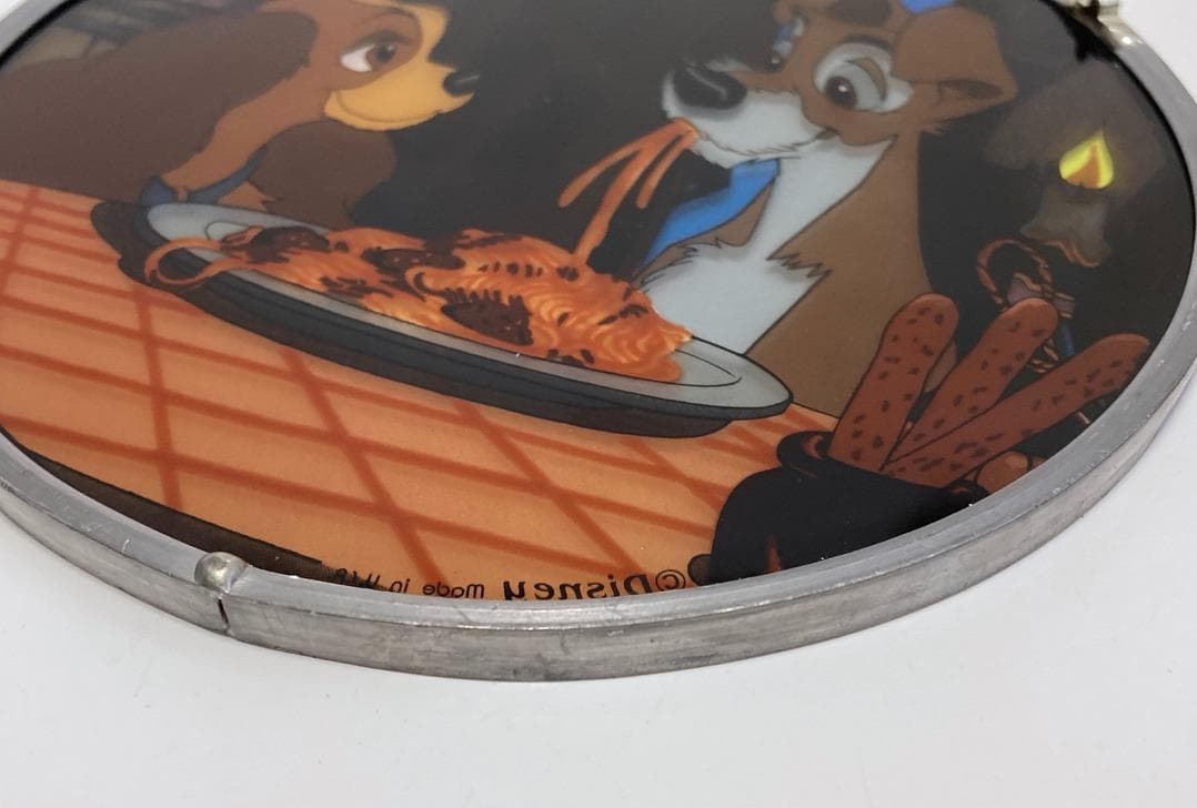 ★貴重★ わんわん物語 ステンドグラス グラスマスターズ 1990年代