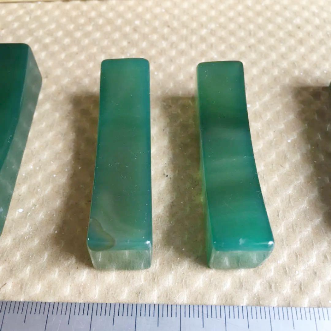 0922 高級 箸置き 5客セット 石 水晶 翡翠 カラーストーン パワー