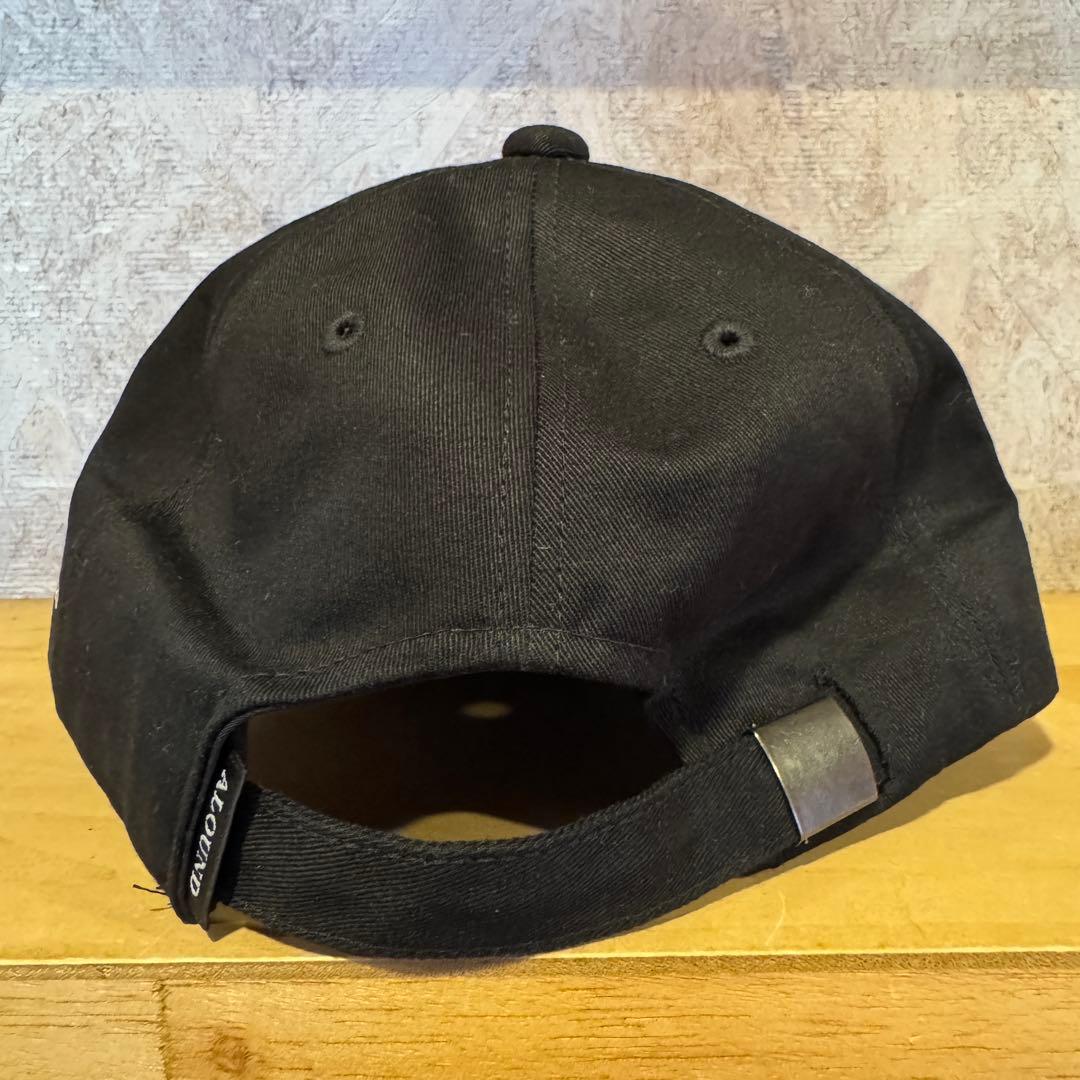 【ALOUND(アラウンド)】■COTTON LOGO CAP(黒)■☆試着のみ