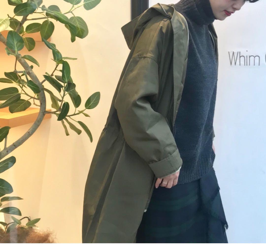 美品【Whim Gazette】ウィム ガゼット　モッズコート　ライナー付カーキ