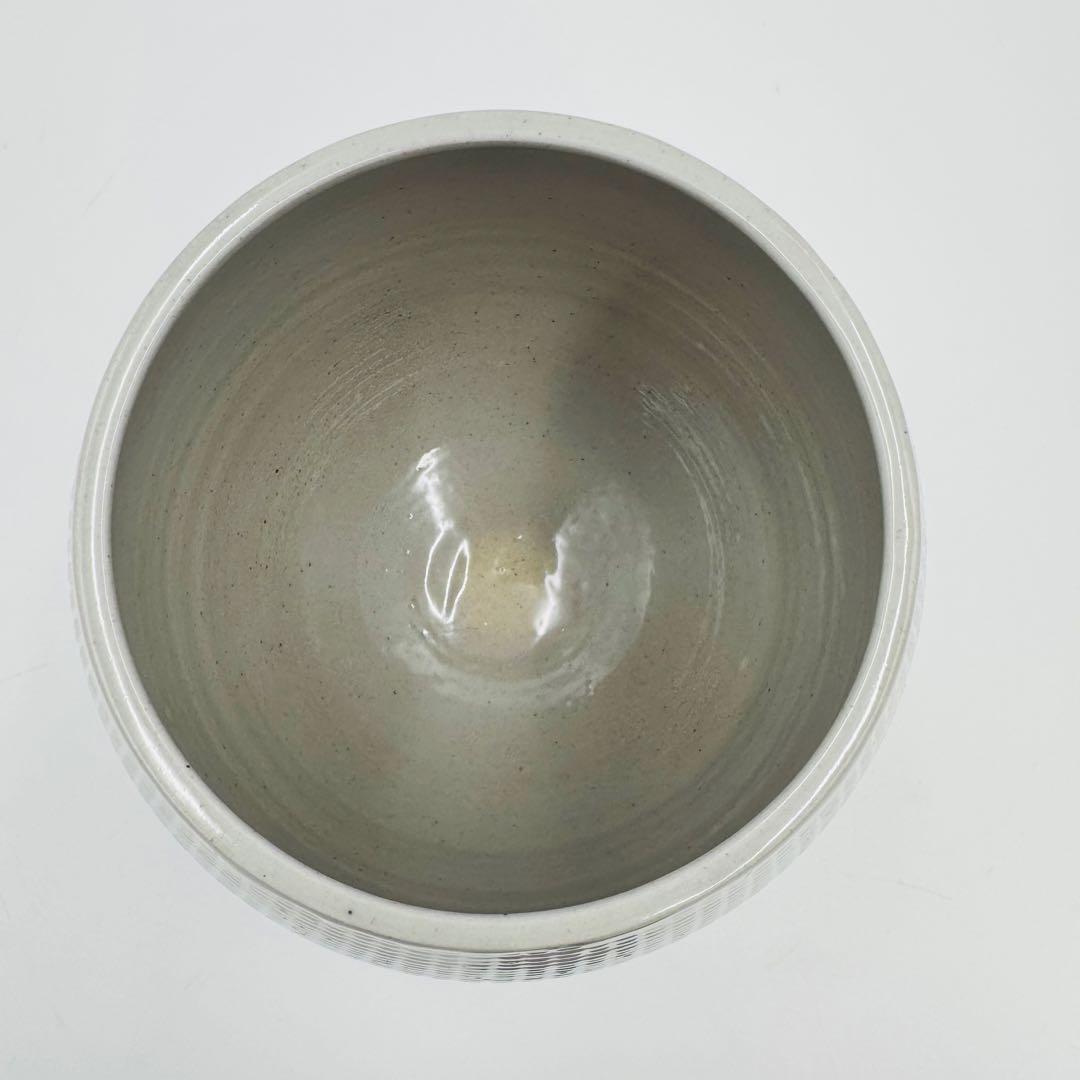 【膳所焼　陽炎園　三島写　芋頭水指　共箱　茶道具】骨董　アンティーク