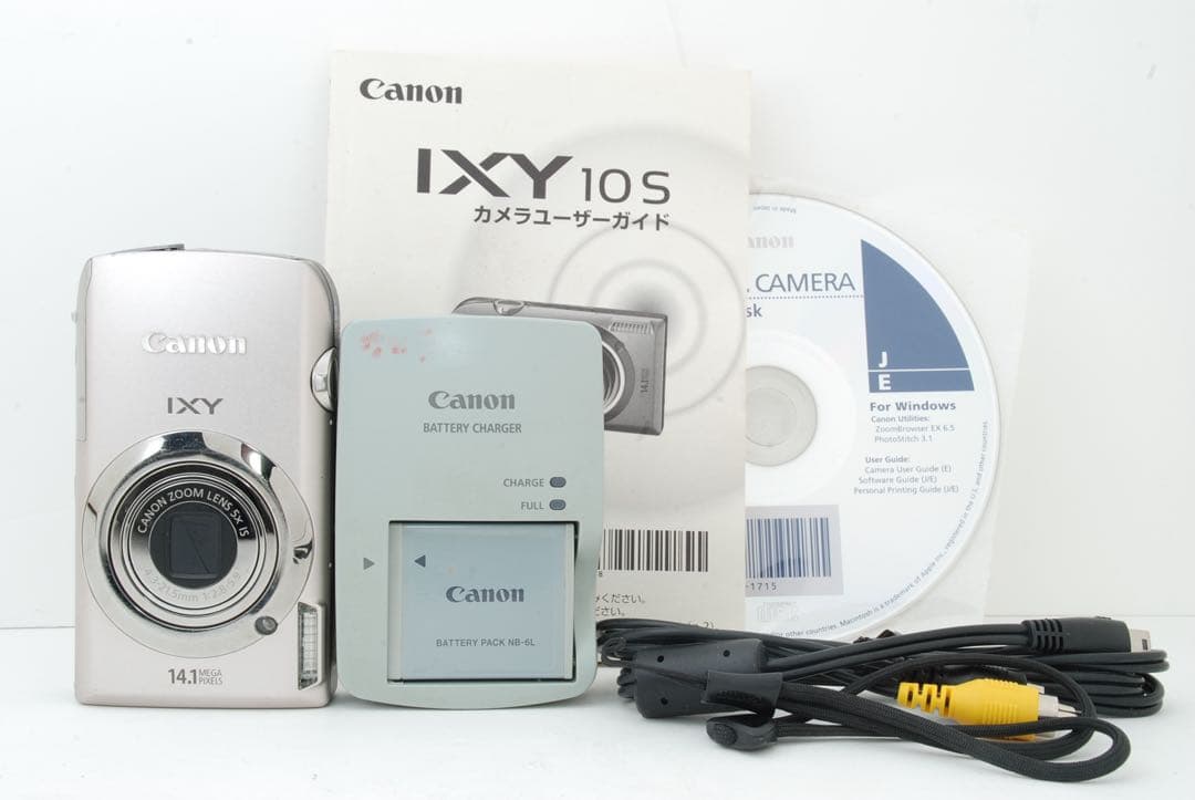 【良品】Canon IXY 10S デジカメ 14.1MP 完動品　#70