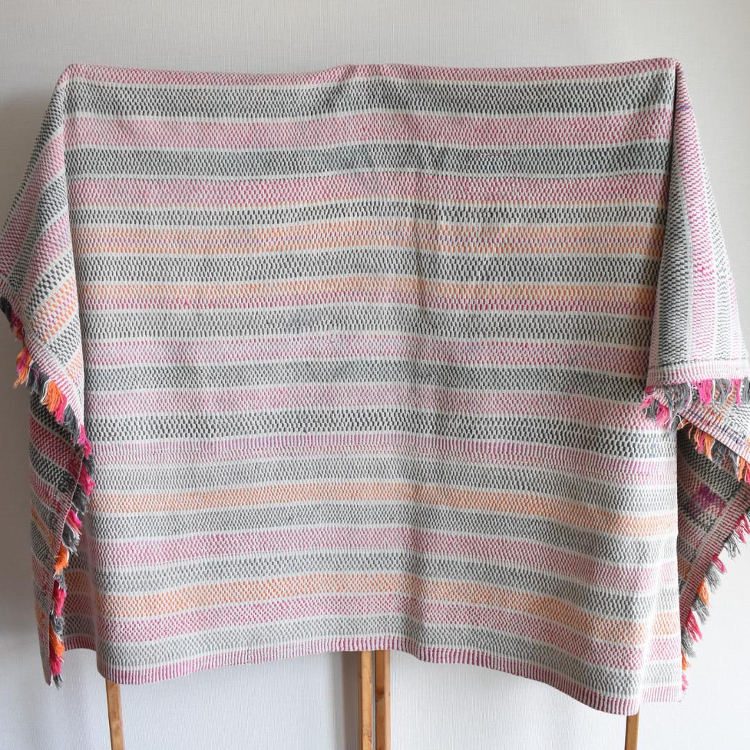 【寒波SALE】オールハンドメイドのセミアンティークカンタキルト＜C＞