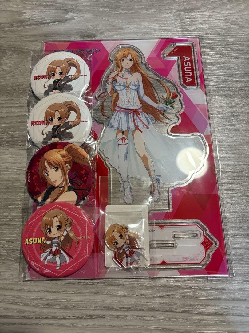 ソードアート・オンライン　くじ引き堂　S賞　アクリルフィギュア　アスナ