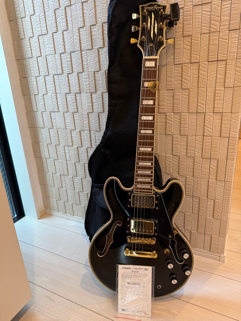 ミニギター エレアコ GrassRoots G-SAC-MINI ブラック