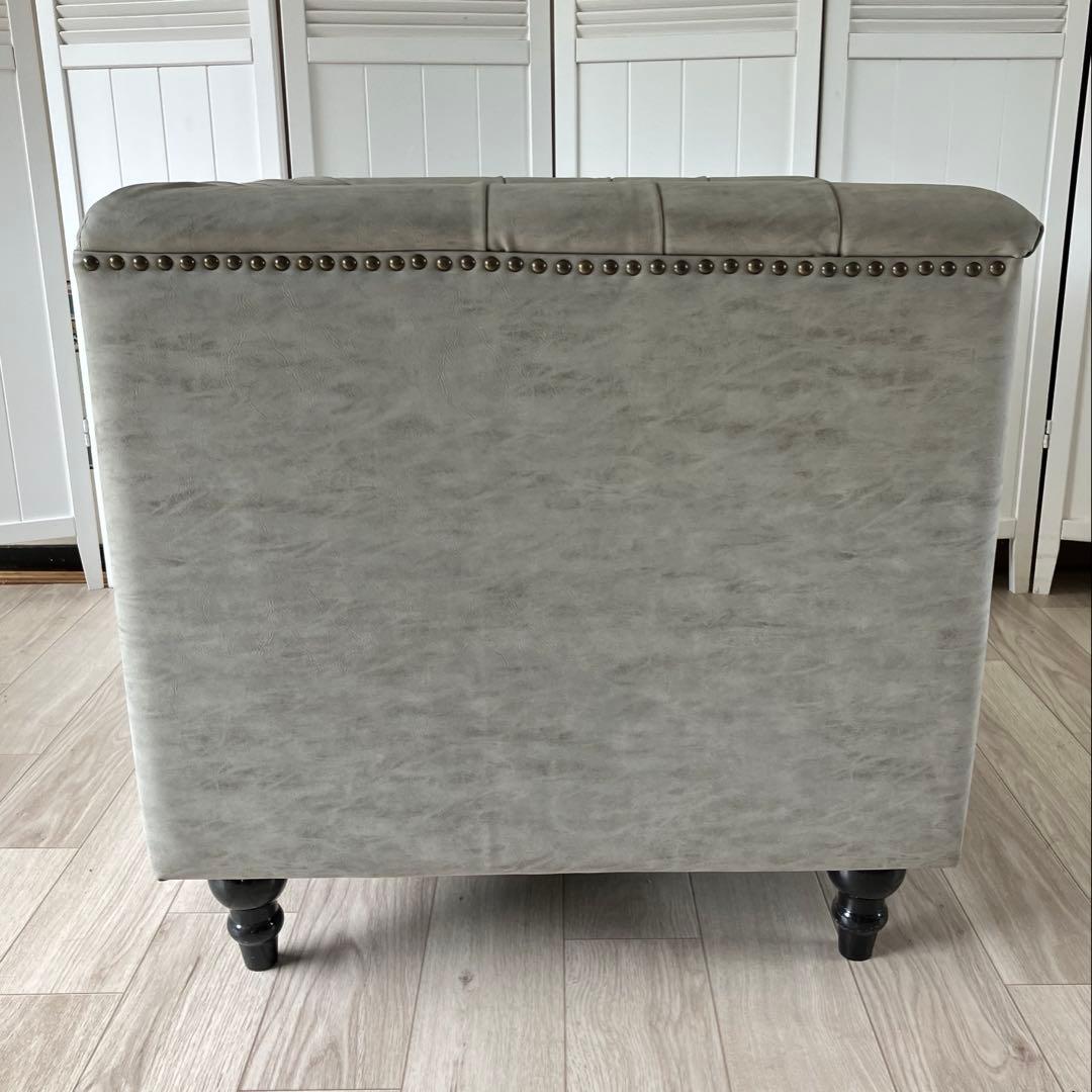 最終値下げ！VINCENT ヴィンセント ソファ1人掛け クラシック グレー