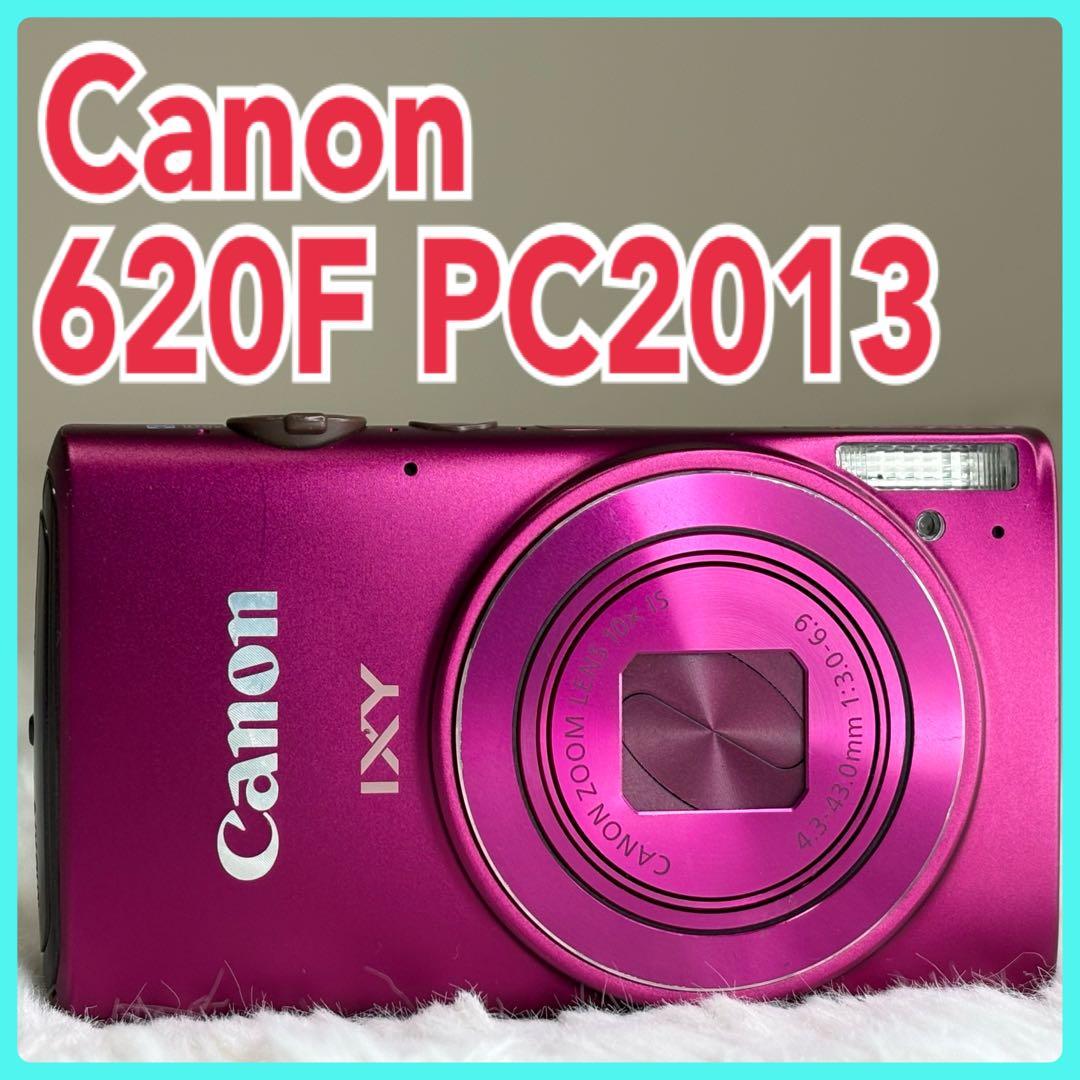 Canon カメラ　IXY 620F PC2013 パープル コンデジ　動作品