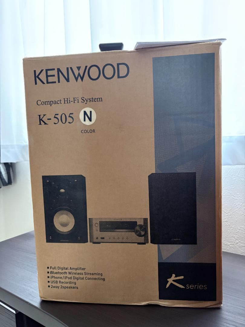 【美品】ケンウッド Kシリーズ K-505-N CD Bluetooth対応