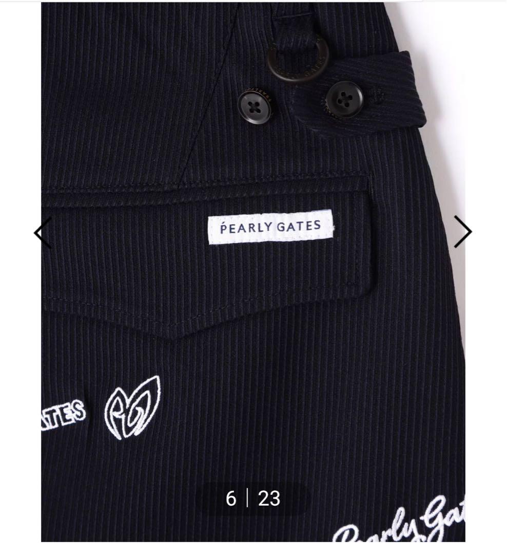 人気完売品パーリーゲイツパロディロゴ柄のカルゼジャガードショートパンツサイズ4