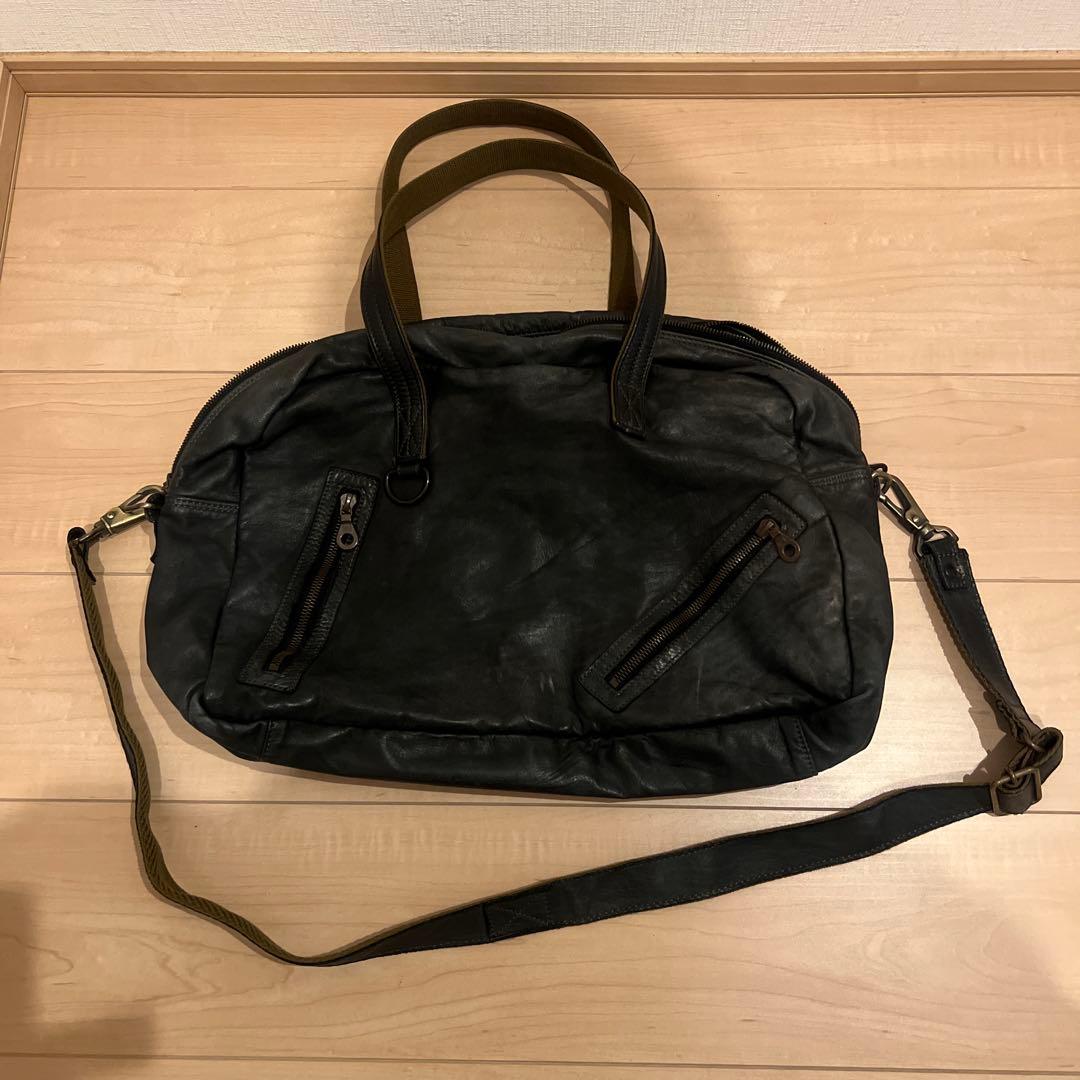 ZER 黒 ホースレザー ショルダー レザー 革