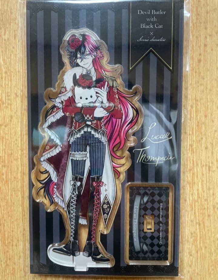 悪魔執事　あくねこ　ルカス　アクリルスタンド　サンリオ