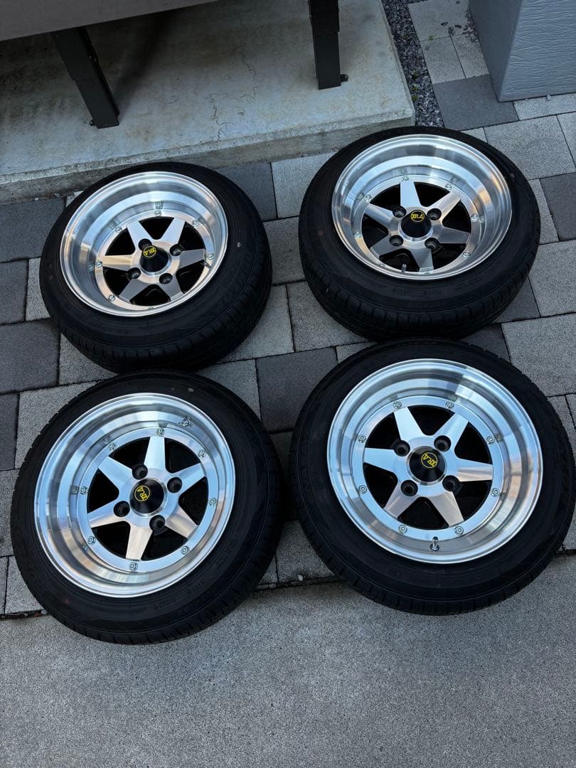 美品☆ロンシャンXR-4 14インチ 114.3 旧車