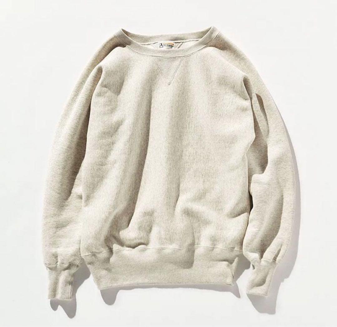 ラ*ン様 Champion チャンピオン 1st パテントクルーネック スウェッ