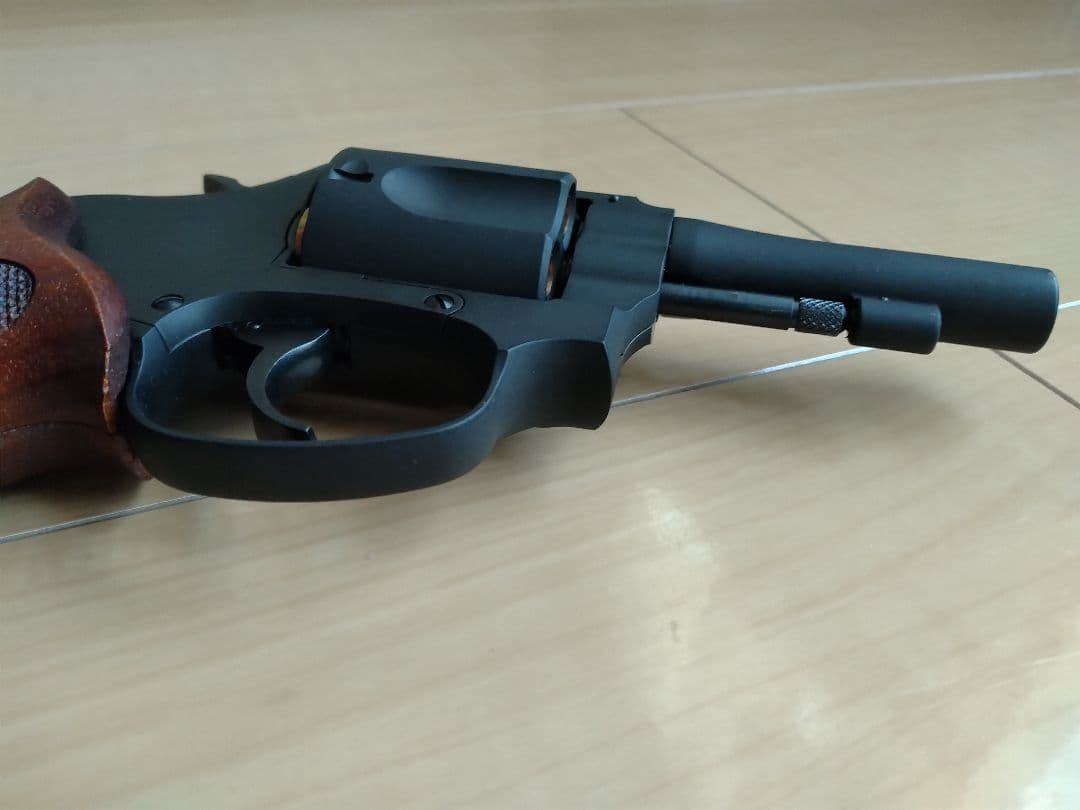 マルシン　ニューナンブ　３インチ　木製グリップ　　６㎜BB