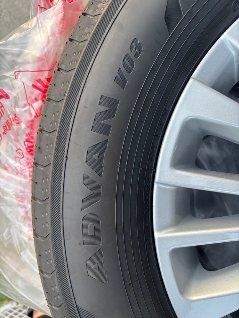 ４本　40 アルファード 新車外し　225/65R17 タイヤ・ホイールセット