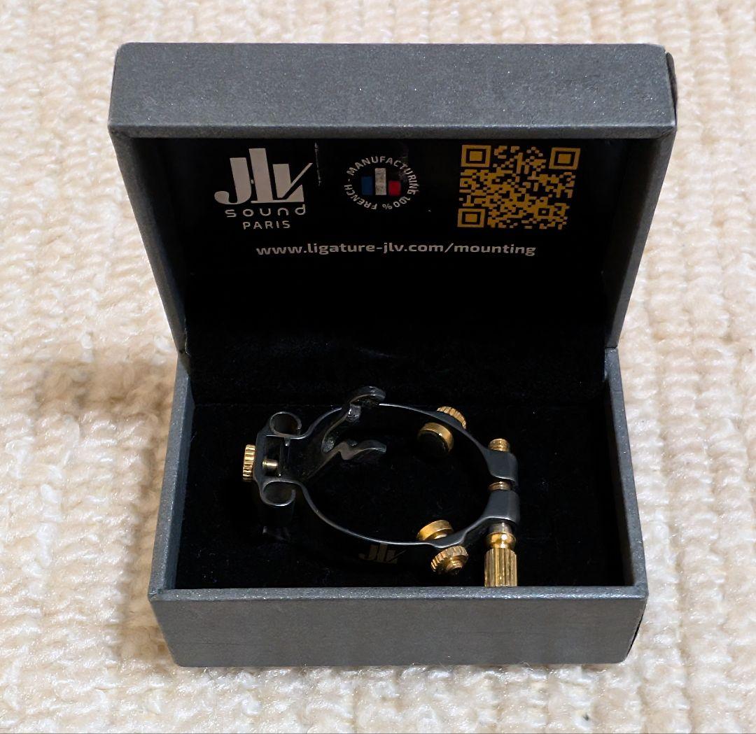 JLV リガチャー ソプラノサックス用 Black Edition