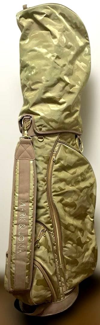 美品　3点式　MARK&LONA マークアンドロナ　カモフラ　キャディバッグ