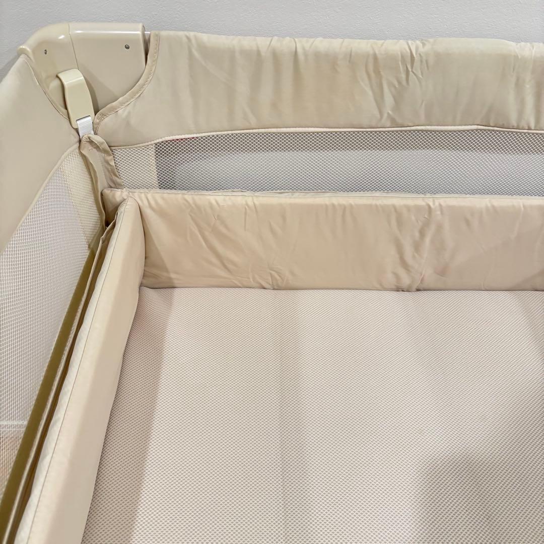 【美品】Aprica アップリカ ココネルエアー　ベビーベッド　折りたたみ