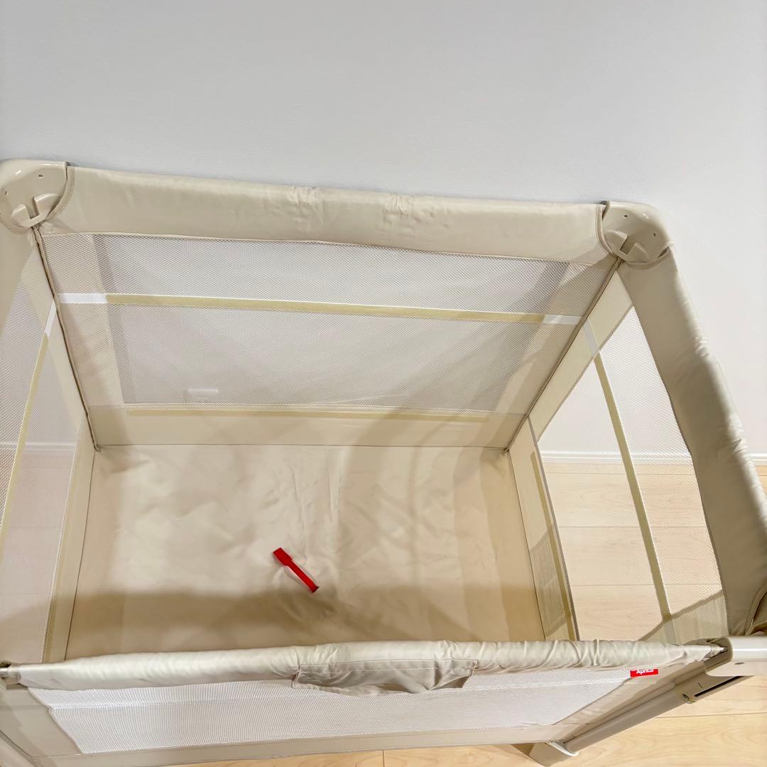 【美品】Aprica アップリカ ココネルエアー　ベビーベッド　折りたたみ