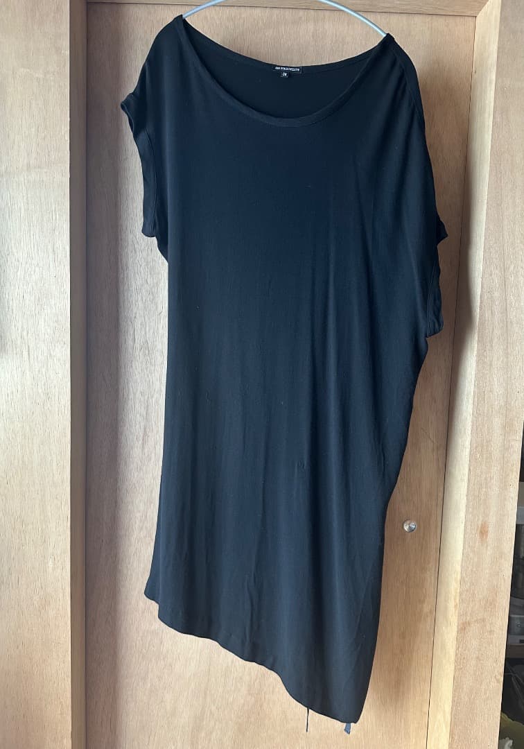 ANN DEMEULEMEESTER ブラックワンピース 38