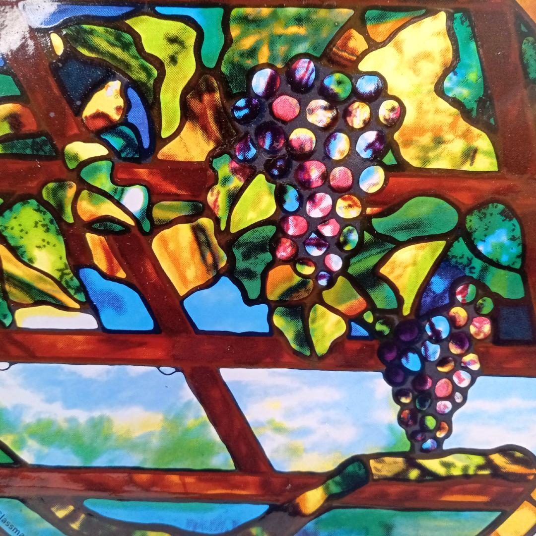 ルイスCティファニー ステンドグラス ぶどう蔓 円型 グラスマスターズ社