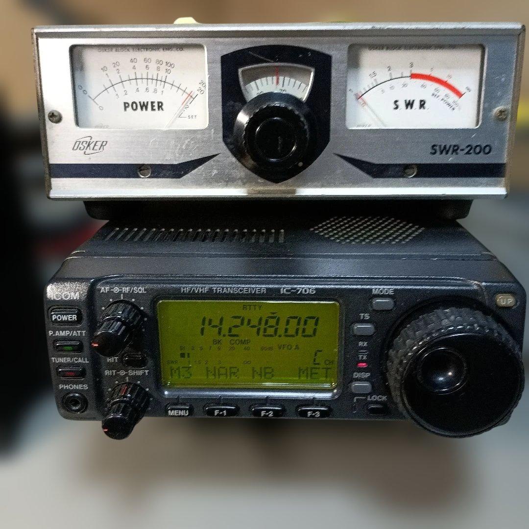 カ*ン様 【ビネガー修理済】アイコム　IC-706 HF/VHFトランシーバー