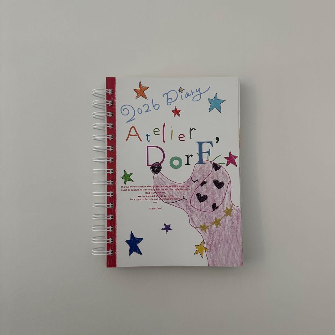 2026 Diary Atelier DorF A5スケジュール帳