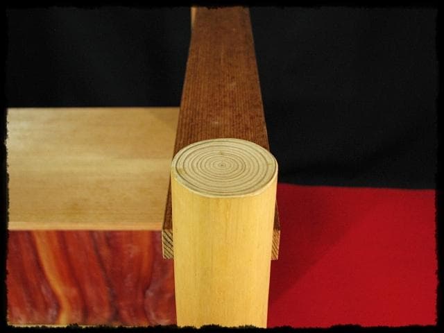 希少！ 板引戸腰 台目棚 屋久杉 赤杉 自在棚 大棚 茶道具 棚物 f265