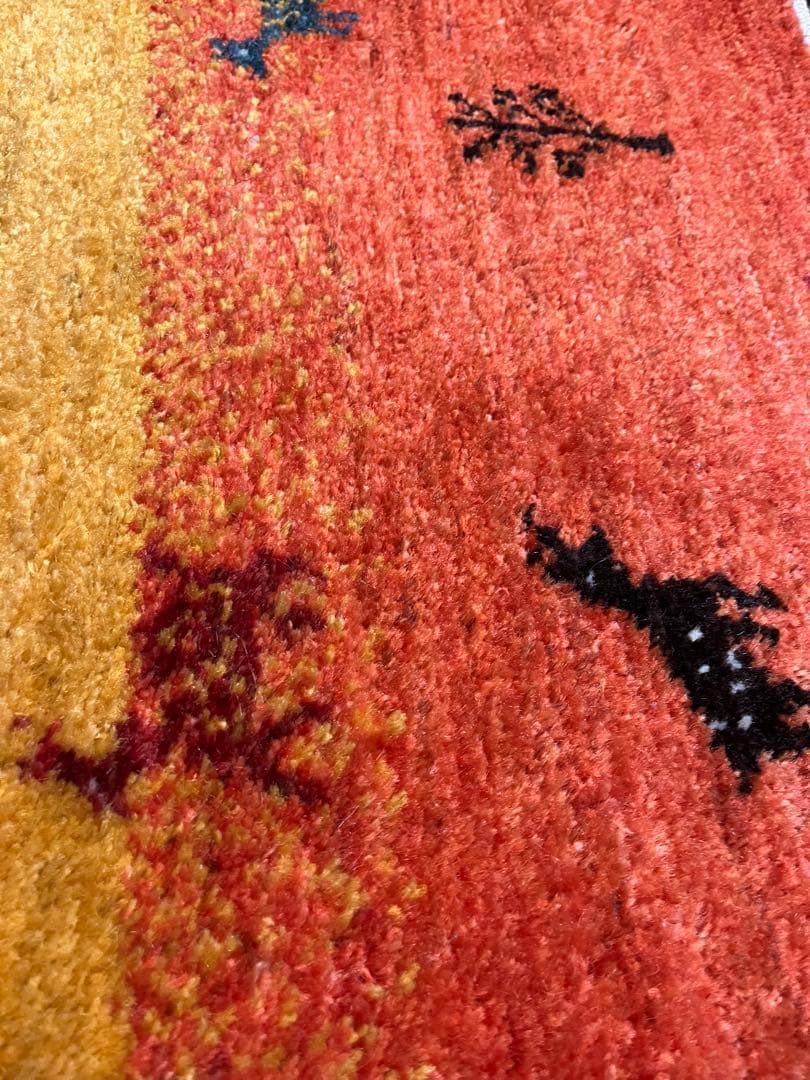 動物模様ギャッベ