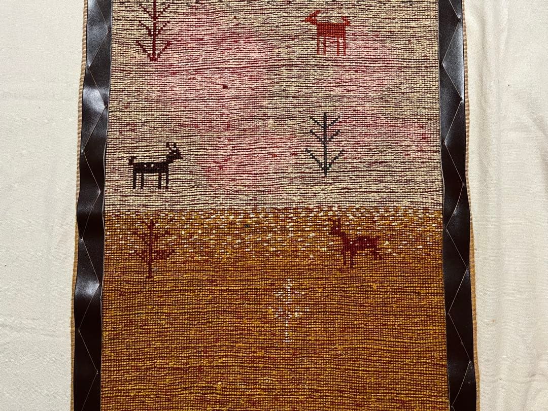 動物模様ギャッベ