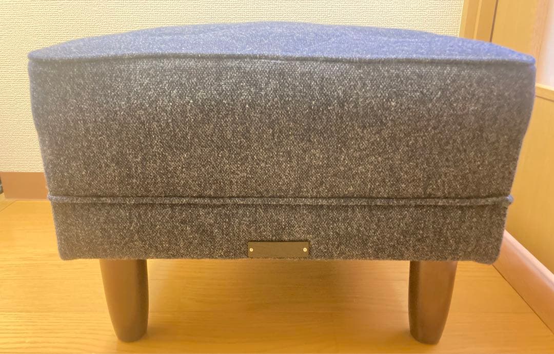 ☆超激カワ！！ カリモク60 オットマン タープブルー ソファ KARIMOKU