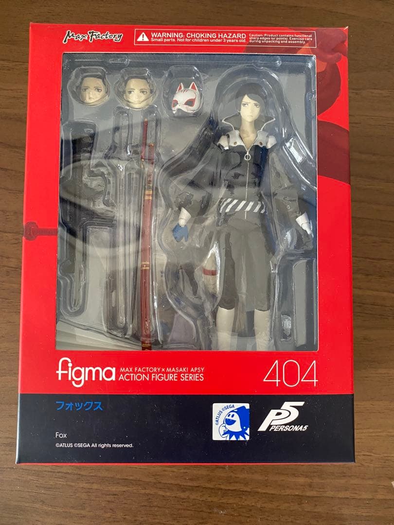 ペルソナ 5 フォックス figma P5 喜多川祐介 フィギュア 開封済み